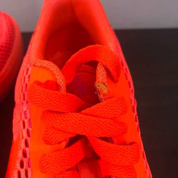 Crimson Orange and Pink Nike AF1 Women’s - Picture 6 of 8
